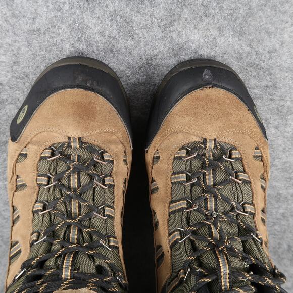 Hi Tec Shoes Mens 12 Hiking Boot Leather Waterproof Lace Up Combat Utility Brown main image 9